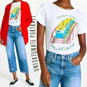 Unfortunate Portrait Emotional Rollercoaster Graphic Tee